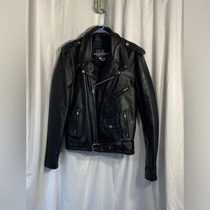 Vintage Dallas Leathers Motorcycle Riding Jacket. Size 46